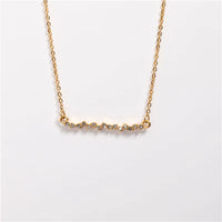 Dainty Zirconia Gold Necklace