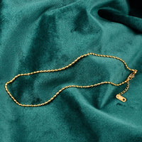 Rice Bead Chain Necklace