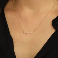 Dainty Zirconia Gold Necklace