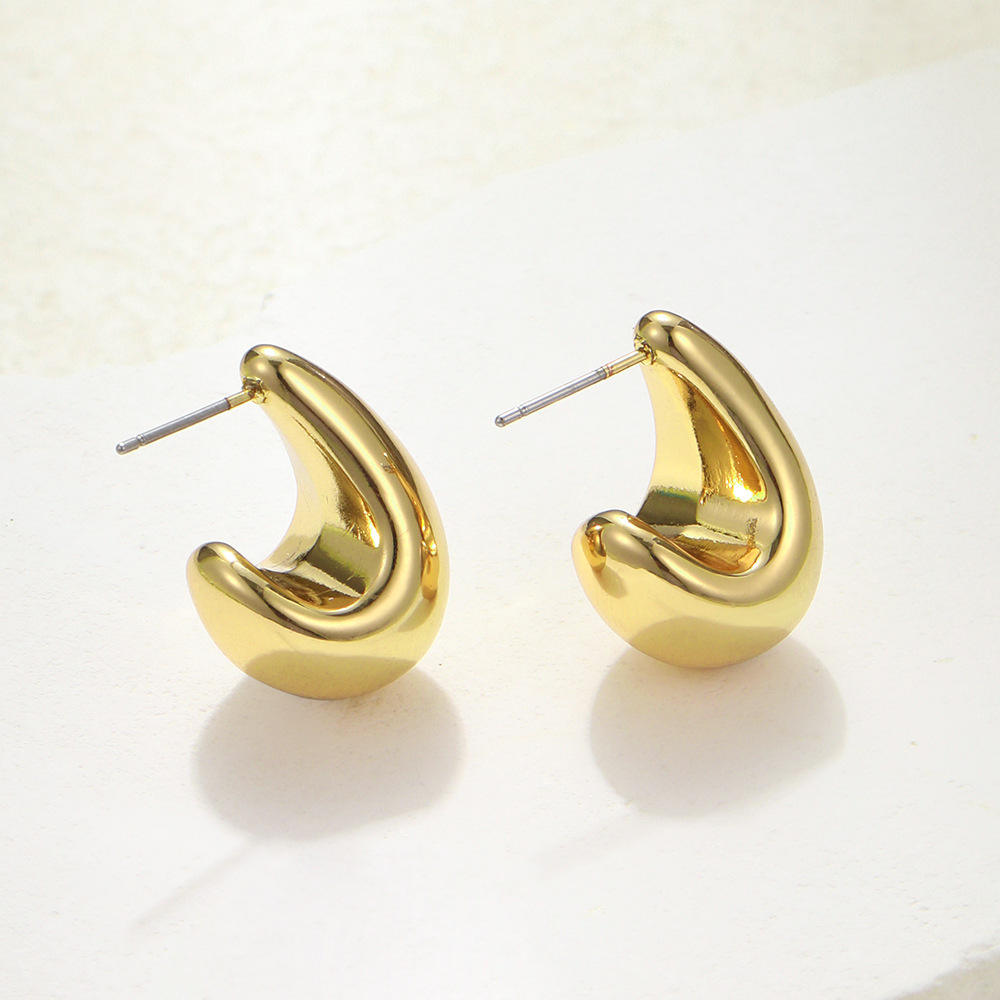 Dome Drop Earrings
