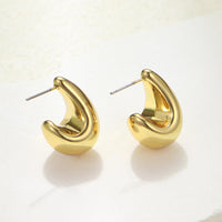 Dome Drop Earrings