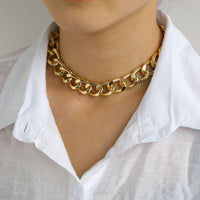 Asymmetric Twist Locket Necklace