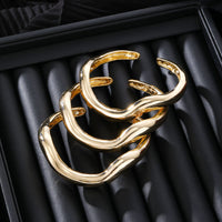 Wave Textured Bangle