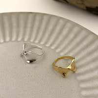Luna Geometric Open Ring