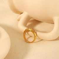 Celestia Moon & Star Gold Ring