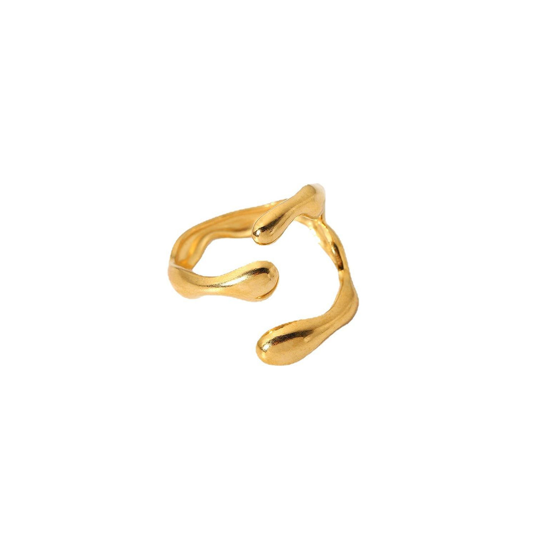 Twin Pearl Open Ring