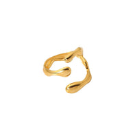 Twin Pearl Open Ring