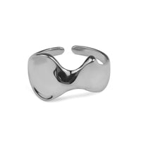 Luna Geometric Open Ring
