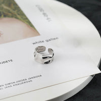 Luna Hollow Curve Ring