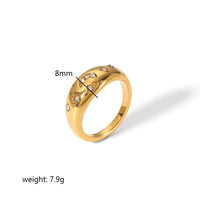 Celestia Moon & Star Gold Ring