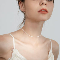 Sparkling Silver Clavicle Choker