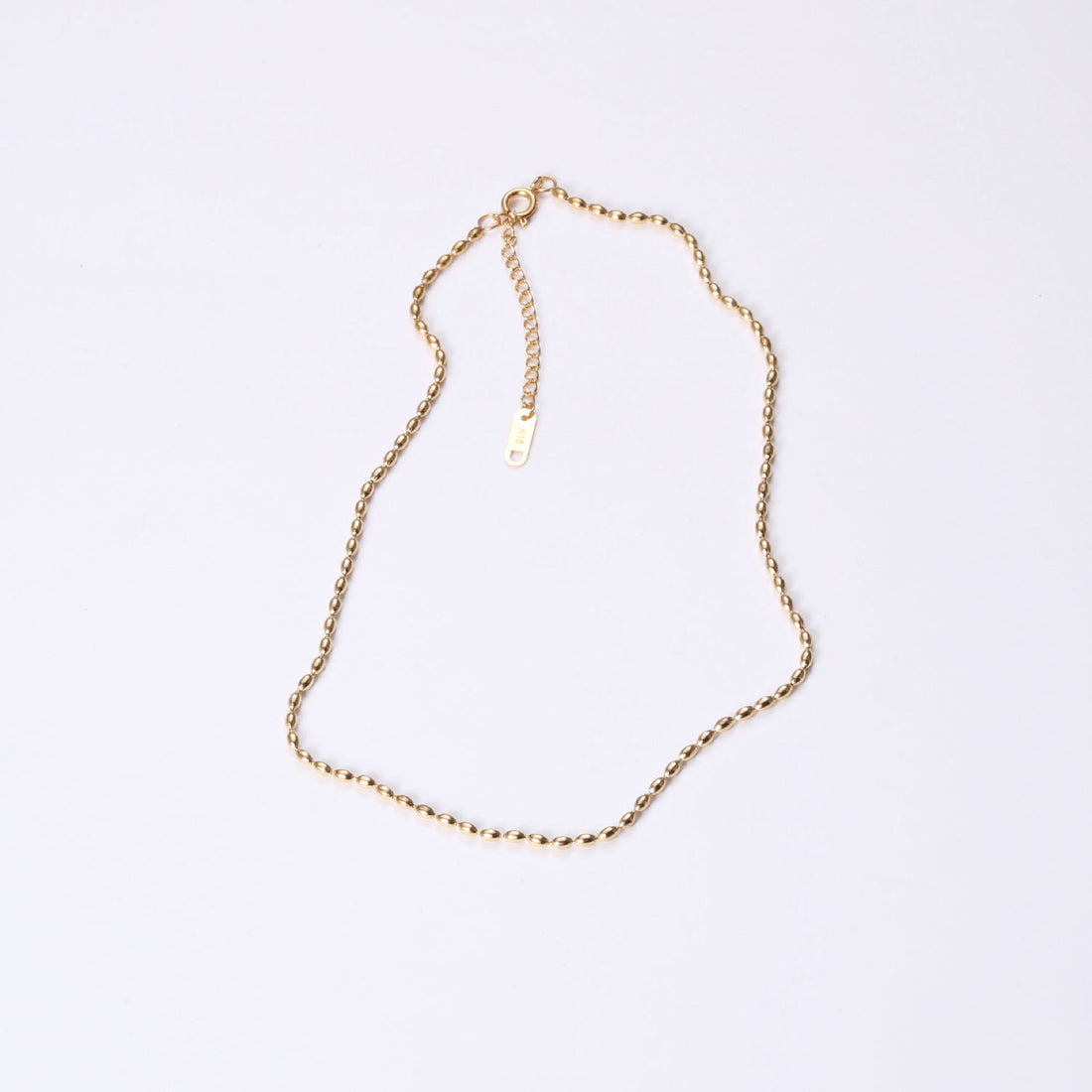 Rice Bead Chain Necklace