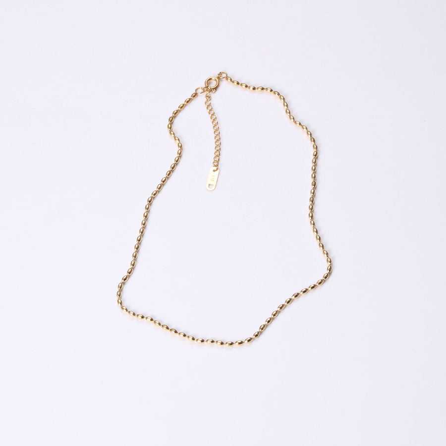 Rice Bead Chain Necklace