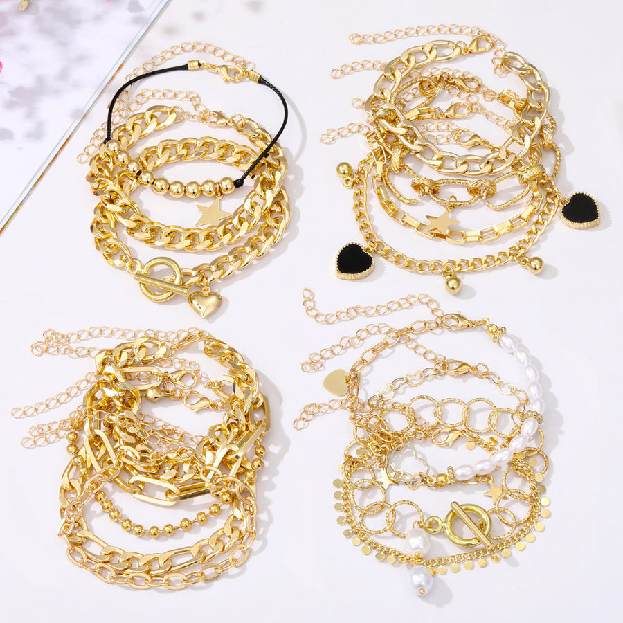 Radiant Stack Bracelet Set