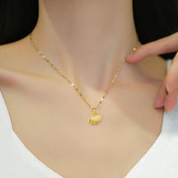 Marina Shell Pearl Necklace
