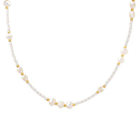 Celeste Glass & Pearl Choker Necklace