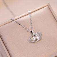 Marina Shell Pearl Necklace
