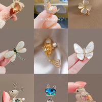 Crystal Bloom Brooch Pin