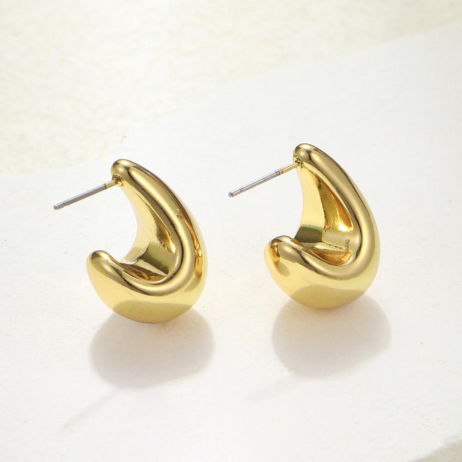 Dome Drop Earrings