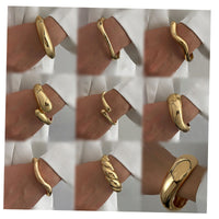 Wave Textured Bangle