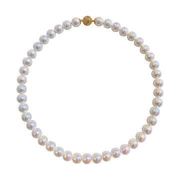 Lustrous Shell Pearl Necklace
