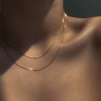 Gold Snake Chain Necklace