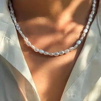 Luna Pearl Choker Necklace