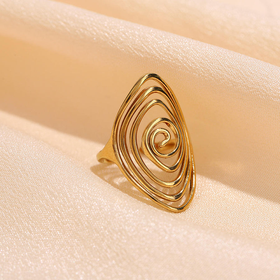 Astra Geometric Line Ring