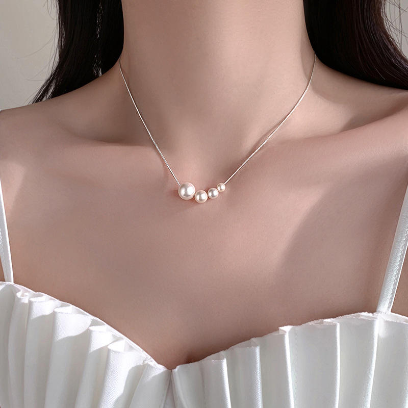 Niche Pearl Choker Necklace
