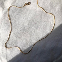 Gold Snake Chain Necklace