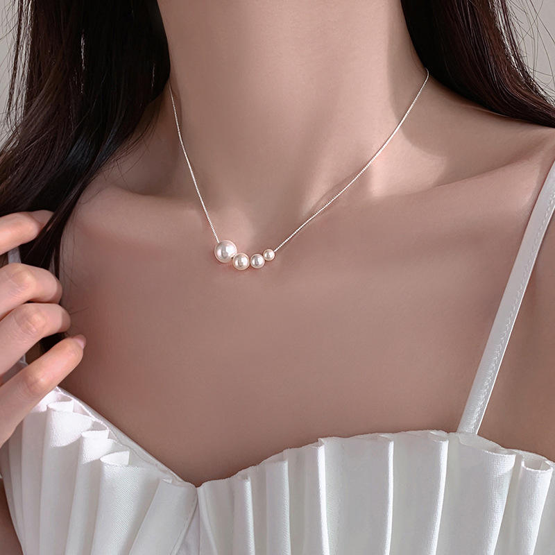 Niche Pearl Choker Necklace