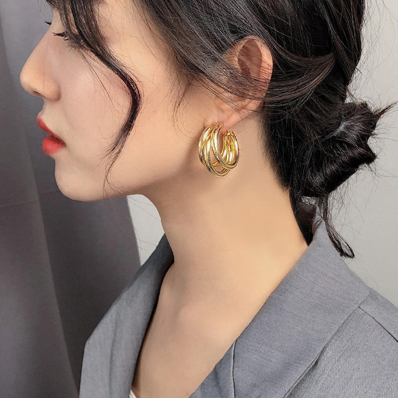 Butterfly Hoop Earrings