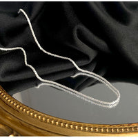 Sparkling Silver Clavicle Choker