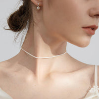 Sparkling Silver Clavicle Choker