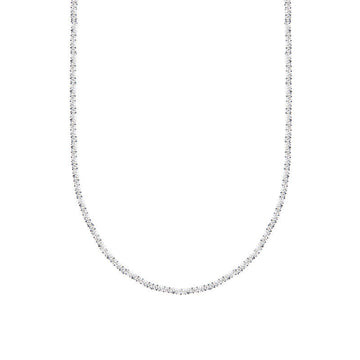 Sparkling Silver Clavicle Choker