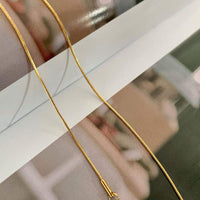 Sleek Dainty Gold Chain Necklace