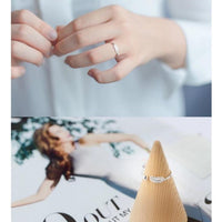 Silver Whisper Feather Ring