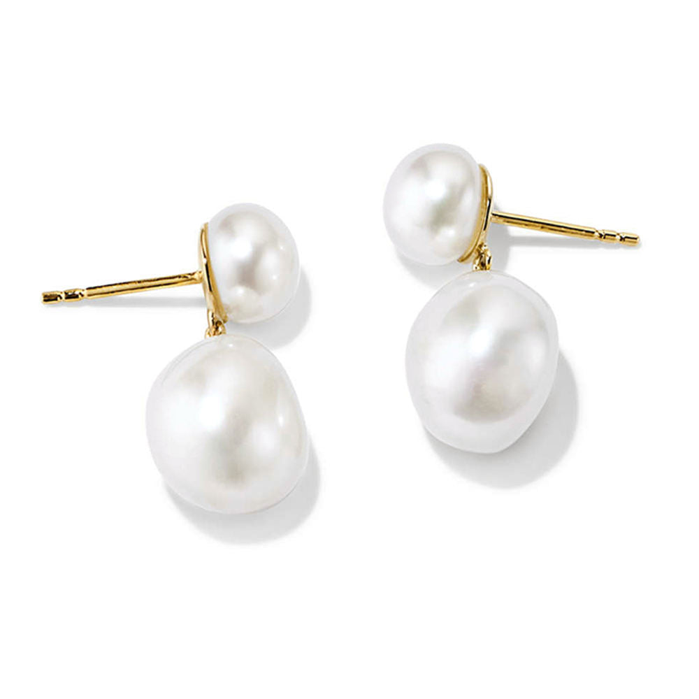 Aurelia Baroque Pearl Drop Earrings