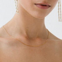 Gold Snake Chain Necklace