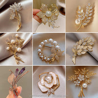 Crystal Bloom Brooch Pin